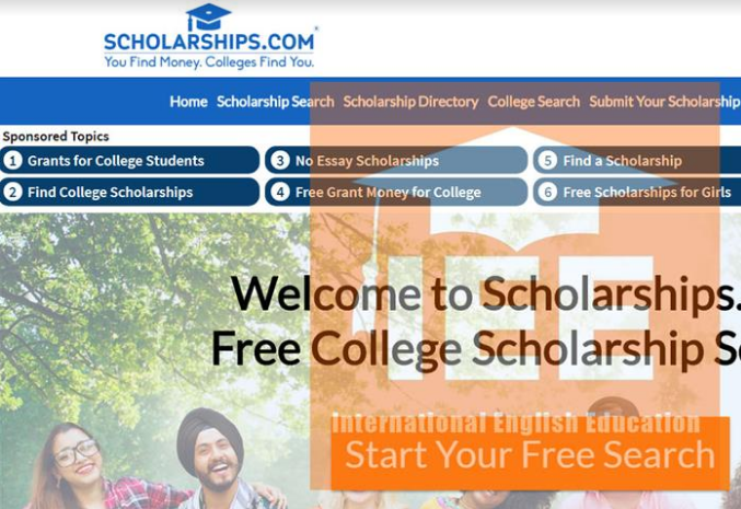 Trang web scholarship.com